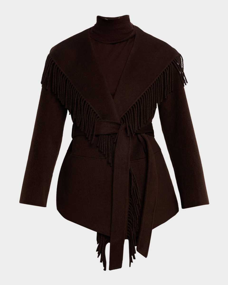 Rowen Fringe Wool Jacket